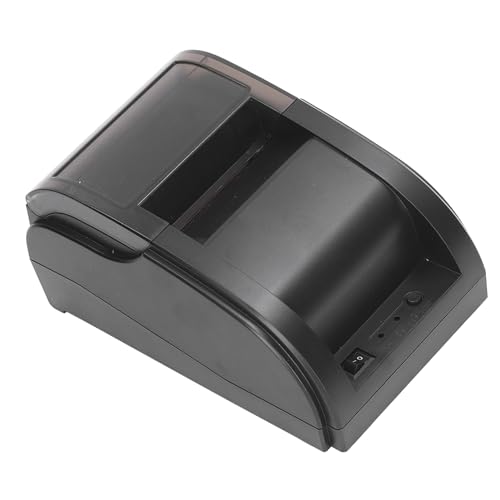 Jectse Thermo-Etikettendrucker, Thermodrucker 60 Bis 80 Mm Pro Sekunde BT 100-240 V Plug-and-Play Tragbar für Lager (EU-Stecker) von Jectse