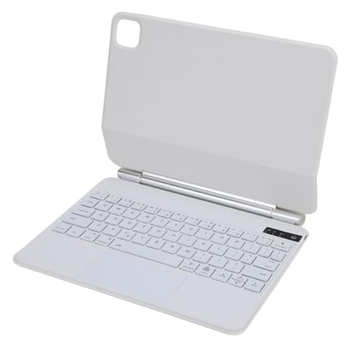 Jectse TouchPad-Tastaturhülle für Pro 11-Zoll-Tablet, Abnehmbare Folio-Tastaturabdeckung mit Hintergrundbeleuchtung, Magnetisch Haftende Tablet-Hülle mit Leiser Tastatur, von Jectse