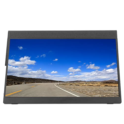 Jectse Tragbarer, 17,3-Zoll-1080P-FHD-IPS-USB-C-Laptop-, LCD-Panel-Touchscreen-Reisemonitor für Telefon, Eingebauter Lautsprecher, HDMI, Faltbare Schutzhülle Jectse Tragbarer, 17,3-Zoll-1080P-FHD-IPS-USB-C-Laptop-, LCD-Panel-Touchscreen-Reisemonitor für Telefon, Eingebauter Lautsprecher, HDMI, Faltbare Schutzhülle von Jectse
