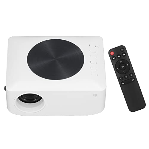 Jectse Tragbarer Projektor, Heimkino-Projektor, intelligenter WLAN-Projektor mit Diffuser Reflexionsbildgebung, unterstützt Fernbedienung, für Spielekonsolen, Tablets, Laptops von Jectse