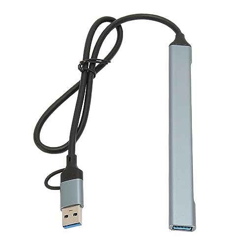 Typ-C-Hub mit 7 Schnittstellen, 5 Gbit/s Hochgeschwindigkeit, Weitgehend Kompatible USB 3.0-Dockingstation für Desktop-Laptop-PC, Aluminiumlegierung, Plug-and-Play Typ-C-Hub mit 7 Schnittstellen, 5 Gbit/s Hochgeschwindigkeit, Weitgehend Kompatible USB 3.0-Dockingstation für Desktop-Laptop-PC, Aluminiumlegierung, Plug-and-Play von Jectse