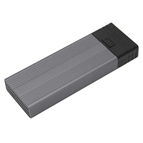 Jectse USB-C-SSD-Gehäuse, 10 Gbit/s M.2 NVME-SSD-Gehäuse für Tablets, Computer, Spielekonsolen, PS5, Unterstützt USB 2.0, TF-Karte, Speicherkartenerweiterung(Silber-) von Jectse