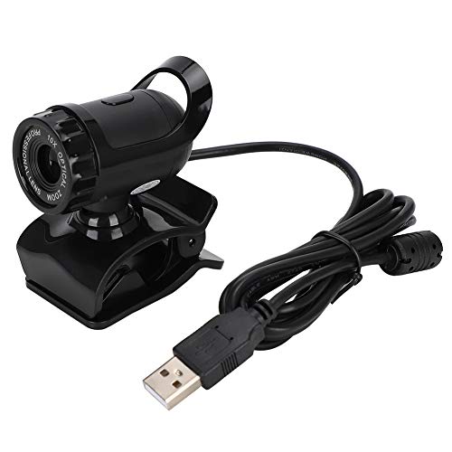 Jectse USB-Kamera mit Integriertem Mikrofon, 360° Drehbarer Kopf, Verstellbarer Winkel, Hochpräzise Optische Linse, 12 MP, Videokonferenzen von Jectse