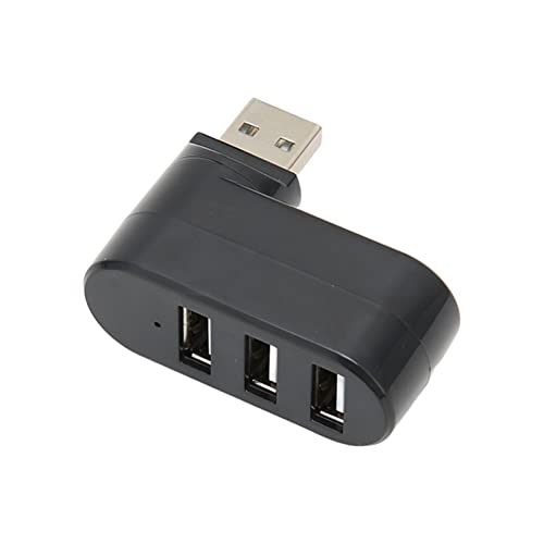 Jectse USB Splitter, 3 Port USB 2.0 Hub 180° Drehbar Ultra Slim Portable Data Hub USB Adapter Station für PC Laptop Tablet, Plug and Play Jectse USB Splitter, 3 Port USB 2.0 Hub 180° Drehbar Ultra Slim Portable Data Hub USB Adapter Station für PC Laptop Tablet, Plug and Play von Jectse