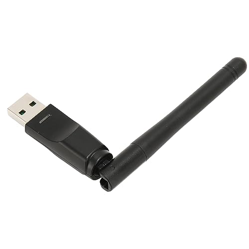 Jectse USB-WLAN-Adapter für PC, 150 Mbit/s WLAN-Netzwerkadapter für Desktop mit Integrierter 2,4-GHz-Antenne, WLAN-Dongle-Wireless-Adapter für Windows, für OS X, für Liunx von Jectse