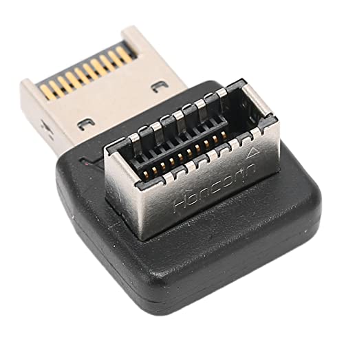 Jectse USB3.1-Typ-E-Adapter, Hohe Leistung, Stabil, 90-Grad-Lenkwinkel für Computer-Motherboard (PH74A) von Jectse