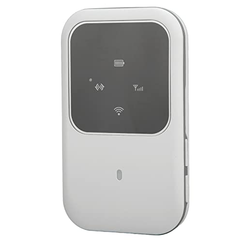 Jectse WLAN-Router, Tragbarer Mobiler 4G-LTE-WLAN-Router, Drahtloser Hotspot-Internetrouter mit LED-Anzeige, Unterstützung B1 B3 B5 B40, Unterstützt 10 Geräte für Unterwegs, Steckkarte von Jectse