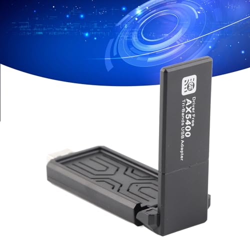Jectse WiFi 6E USB 3.0-Adapter, Triple-Band 6 GHz 5,8 GHz 2,4 GHz, Kabellose Gigabit-Geschwindigkeit 3000 Mbit/s USB-Netzwerkkarte, USB-Netzwerkkartenadapter für Windows 10 11 von Jectse