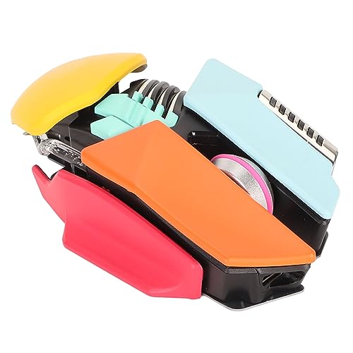Jectse Wiederaufladbare -Maus, 3-Modus-Verbindung, 4 Einstellbare DPI, RGB-Beleuchtung, Ergonomisches Design, Kompatibel mit Laptop, PC (Bunt) von Jectse