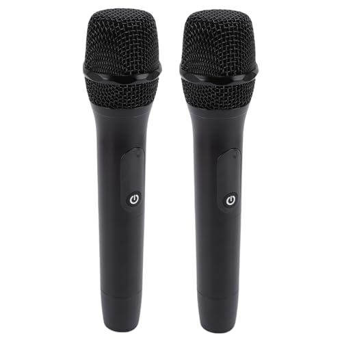 Jectse Wireless Mikrofon, Dynamisches Mikrofon -System mit Zwei Handheld -Kabel mit Wiederaufladbarem Empfänger, Plug & Play, Clear Voice Home Karaoke für Karaoke Singen Jectse Wireless Mikrofon, Dynamisches Mikrofon -System mit Zwei Handheld -Kabel mit Wiederaufladbarem Empfänger, Plug & Play, Clear Voice Home Karaoke für Karaoke Singen von Jectse