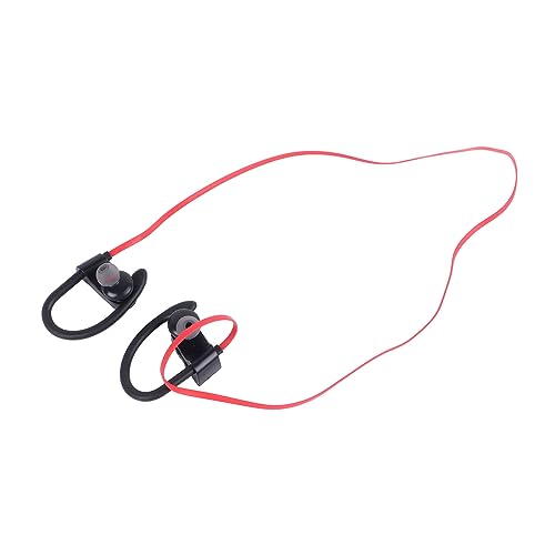 Kabellose Ohrhörer, Bluetooth 5.0-Kopfhörer, HiFi-Stereo-Sport-Ohrhörer mit Mikrofon, Over-Ear-Ohrhörer mit Geräuschunterdrückung für Workout, Laufen (Rot) von Jectse