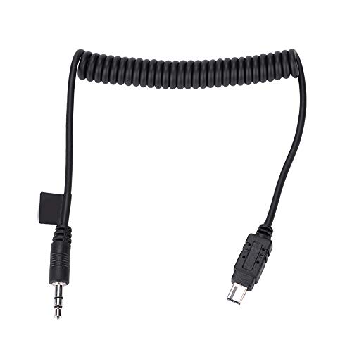 Kamera-Fernauslöser-Verbindungskabel, MC-DC2 50–100 Cm/20–39,4 Zoll Auslöser-Federkabel für Nikon, 2,5 Mm/3,5 Mm, für 7100 D7200 D7000 D5100 D5000 D3200 (3,5 mm-N3) von Jectse