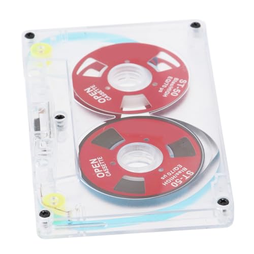 Kassettenband, Leere Audiobänder, Rauscharme, Beschreibbare Bänder mit Hoher Ausgangsleistung für die Musikaufnahme (Rot) von Jectse