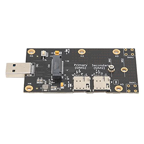 M.2 auf USB 3.0 Adapter,Dual-SIM-Karte Push Connector Adapter,M.2 Key B Kartengröße von Typ 3042/3052 Adapterplatine,M.2 Key B Adapter,Computerzubehör für 3G/4G/5G Modul von Jectse