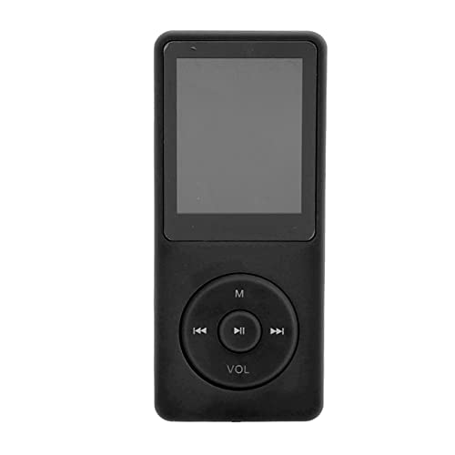 MP3-Player, Tragbarer Musikplayer mit 1,8-Zoll-TFT-HD-Bildschirm, MP3-Musikplayer für und Erwachsene, Unterstützt Bis zu 64 GB, mit Kopfhörer und Ladekabel (Schwarz) von Jectse