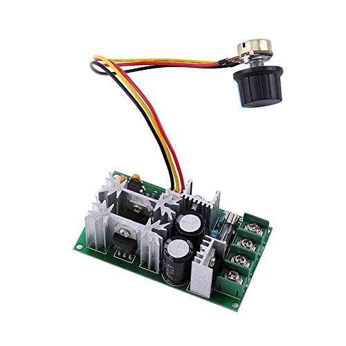 Motordrehzahlregler，Jectse DC10-60V 20A PWM Geschwindigkeitsregler Motor Drehzahlsteller Regler Kontroller DC-Motordrehzahlregler mit Schalterfunktion von Jectse