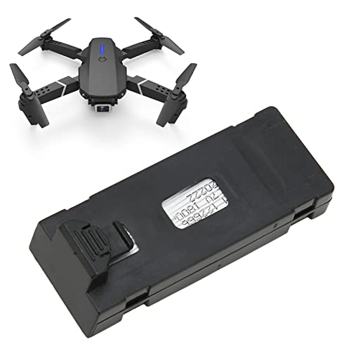 RC Drohne Akku, 3,7 V 1800 MAh Drohne Akku für E88 E88PRO E88MAX E525 E99 E99PRO P1 P5PRO K3 S1 P8 Drohne, Ersatz RC Quadcopter Drohne Akku von Jectse