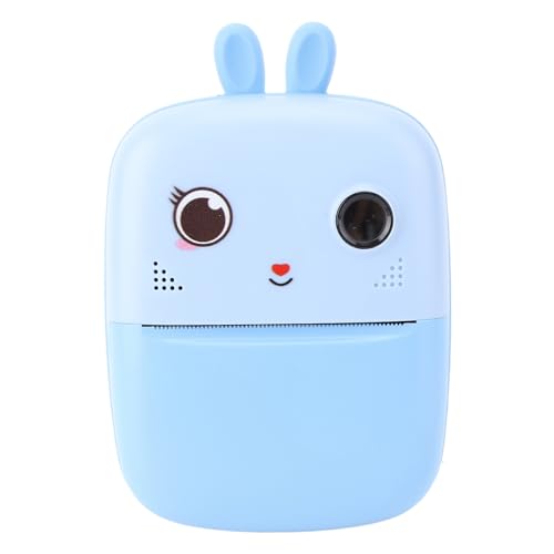 Sofortbildkamera für Kinder, 1080P 80MP HD Selfie-Sofortbildkameras für Kleinkinder, Kompakte Druckkamera für Kleinkinder mit Autofokus, Mehreren Filtern, Integrierten (Blue) von Jectse