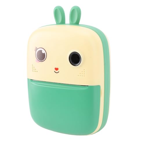 Sofortbildkamera für Kinder, 1080P 80MP HD Selfie-Sofortbildkameras für Kleinkinder, Kompakte Druckkamera für Kleinkinder mit Autofokus, Mehreren Filtern, Integrierten (Green) von Jectse