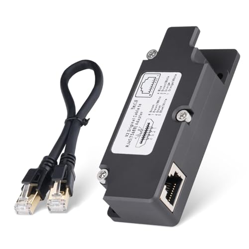 Rechteckiger Dish-Kabeladapter auf RJ45. Verbinden Sie den Starlink-Ethernet-Adapter mit CAT 8-Kabel, Dishy V2 mit PoE-Injektor, T568B-Pinbelegung, Einfach zu Rechteckiger Dish-Kabeladapter auf RJ45. Verbinden Sie den Starlink-Ethernet-Adapter mit CAT 8-Kabel, Dishy V2 mit PoE-Injektor, T568B-Pinbelegung, Einfach zu von Jectse