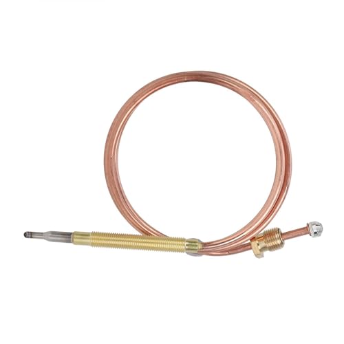 900 mm Ersatz-Thermoelement, Universal-Thermoelement, Grill-Kamin-Heizungs-Thermoelement, mit 5-teiligen Passmuttern, für Gasherd, Induktionsherd, Heizgerät von Jectse