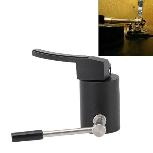Tonarmheber, Hochverstellbare Automatische Tonarmarme Armlifter, Aluminiumlegierung Turntable Tonearm Safety Raise für LP -Platten -Player -Zubehör für LP (Black) von Jectse