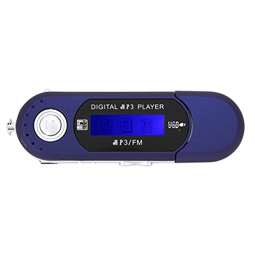 Tragbarer MP3-Player mit Kopfhörer, Unterstützt FM-Radio, Sprachrekorder, TF-Karte, Musik, MP3-USB-Player mit LCD-Bildschirm, Sportmusik-Player Zum Gehen, Laufen, Fitnessstudio, von Jectse