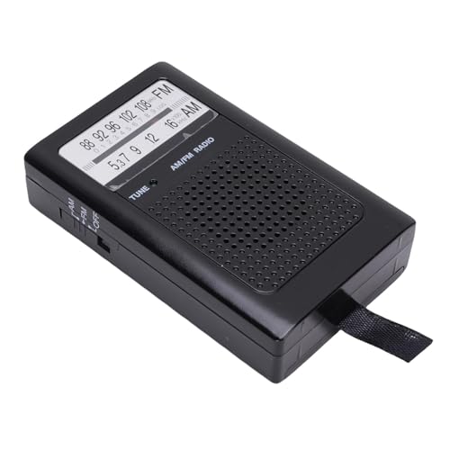 Tragbares AM FM Radio, Einfacher Schlüssel und Knob Easy Operation für Seniorog Tuner Battery Operated Pocket Radio mit Antenne, Eingebauter Lautsprecher Tragbares AM FM Radio, Einfacher Schlüssel und Knob Easy Operation für Seniorog Tuner Battery Operated Pocket Radio mit Antenne, Eingebauter Lautsprecher von Jectse