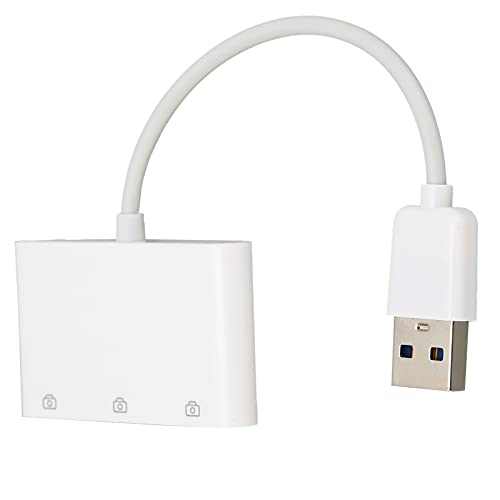 USB 2.0 HUB,Portable 480Mbps Ultraslim Plug and Play Hot Swap High Speed ​​Wide Compatibility USB Splitter,Geeignet für Win XP, für Win Vista, für Win 7, für Win 8, für Win 10, für OS X, für Linux von Jectse