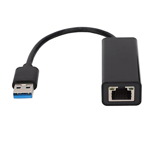 USB 3.0 zu Ethernet Adapter, 1000Mbps Gigabit Ethernet LAN Netzwerk Adapter, Treiberfreier USB C zu RJ45 Ethernet Adapter, Plug and Play, Für Desktops Laptops von Jectse