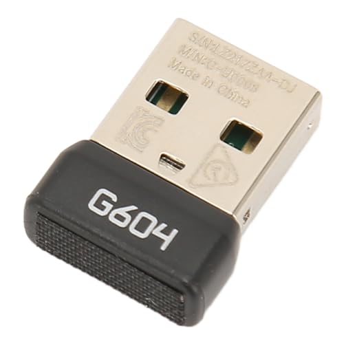 USB-Empfänger, 2,4-GHz-Wireless-Technologie, USB-Stecker Kompatibel mit der G604-Maus, Tragbare Größe, Langlebiges Material, Plug-and-Play für Desktop-Laptops von Jectse
