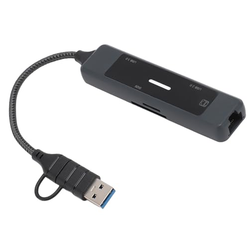 USB-Hub-Adapter, Multi-Port-USB-Hub 5 in 1, Unterstützt USB3.0 für Laptops von Jectse