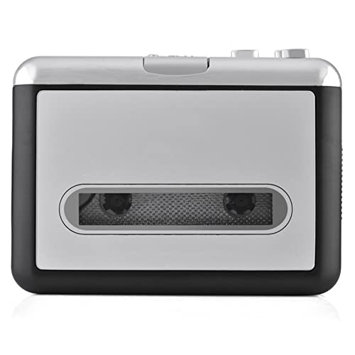 USB-Kassetten-zu-MP3-Konverter, Konvertieren Alter Mixtapes und Kassetten in MP3, Plug-and-Play, Audioausgang, Batterie- oder USB-betrieben, Tragbares Design, Inklusive Kopfhörer von Jectse