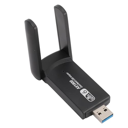USB WiFi 6 Adapter, 2,4G 5G Dual Band USB 3.0 WiFi Dongle, 1800Mbps USB 3.0 WiFi Adapter für Desktop-PC, Wireless Netzwerk Adapter für Windows 10 11 USB WiFi 6 Adapter, 2,4G 5G Dual Band USB 3.0 WiFi Dongle, 1800Mbps USB 3.0 WiFi Adapter für Desktop-PC, Wireless Netzwerk Adapter für Windows 10 11 von Jectse