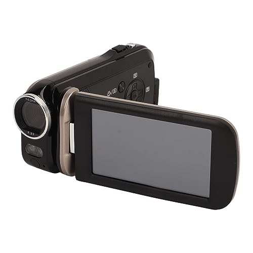 Videokamera-Camcorder, DV520 48MP 18X Zoom 2,7K Handycam-Camcorder IR-Nachtsicht, Vlogging-Kamera-Recorder mit 3,0-Zoll-drehbarem Bildschirm, Fernbedienung, 1000-mAh-Akku von Jectse