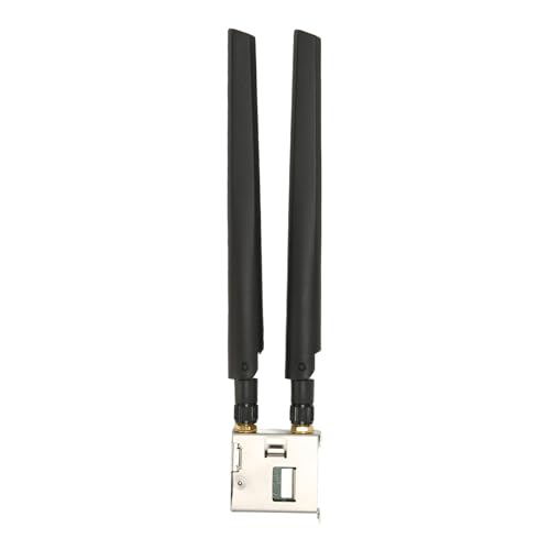 WiFi 6E-Karte 5400 Mbit/s PCIe mit BT 5.3, Extrem Niedrige Latenz, Triple Band 2,4 GHz/5 GHz/6 GHz, Unterstützt für Win 10/11 (64 Bit), für Motherboards von Jectse