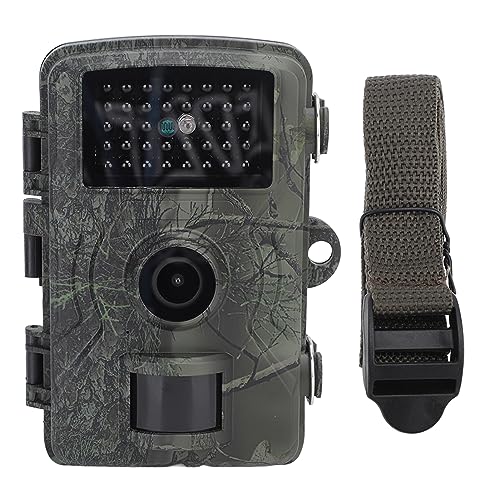 Wildkamera, 1080P HD 16 MP Jagdkamera mit 0,7 S Trigger-Bewegungsaktivierung, PIR-Bewegungs-Nachtsicht, IP66 Wasserdicht, 2,0 Zoll IPS 60-Grad-Winkelobjektiv für Outdoor-Scouting von Jectse