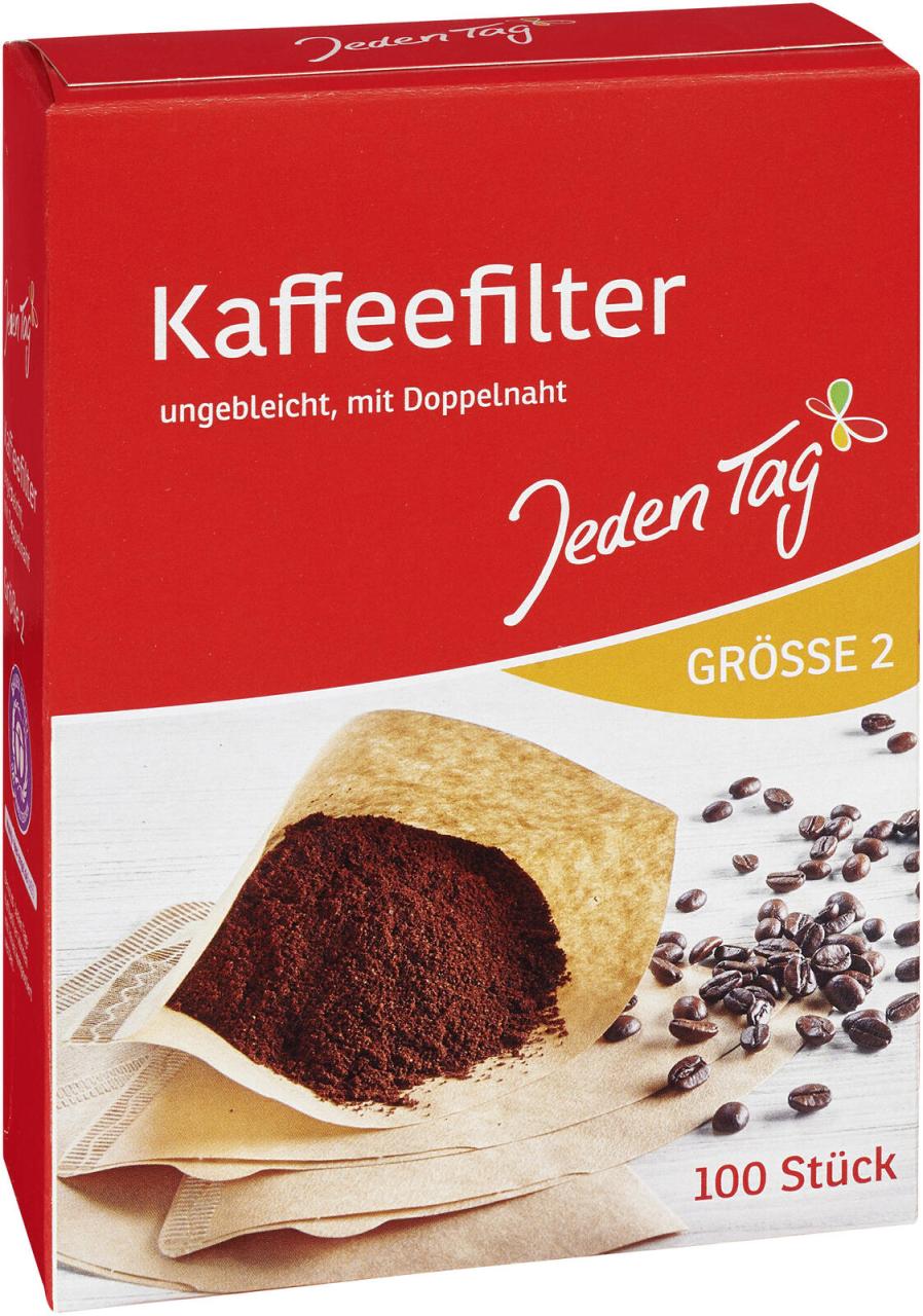 Jeden Tag Filtertüten Gr.2 100 von Jeden Tag