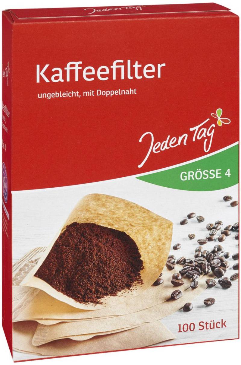 Jeden Tag Filtertüten Gr.4 100 von Jeden Tag