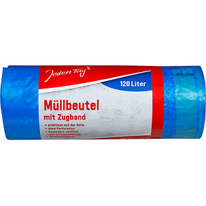 Jeden Tag Müllbeutel 120,0 l blau, 15 St. von Jeden Tag