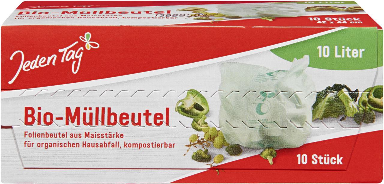 Jeden Tag Biomüllbeutel 10,0 l weiß Jeden Tag Biomüllbeutel 10,0 l weiß von Jeden Tag