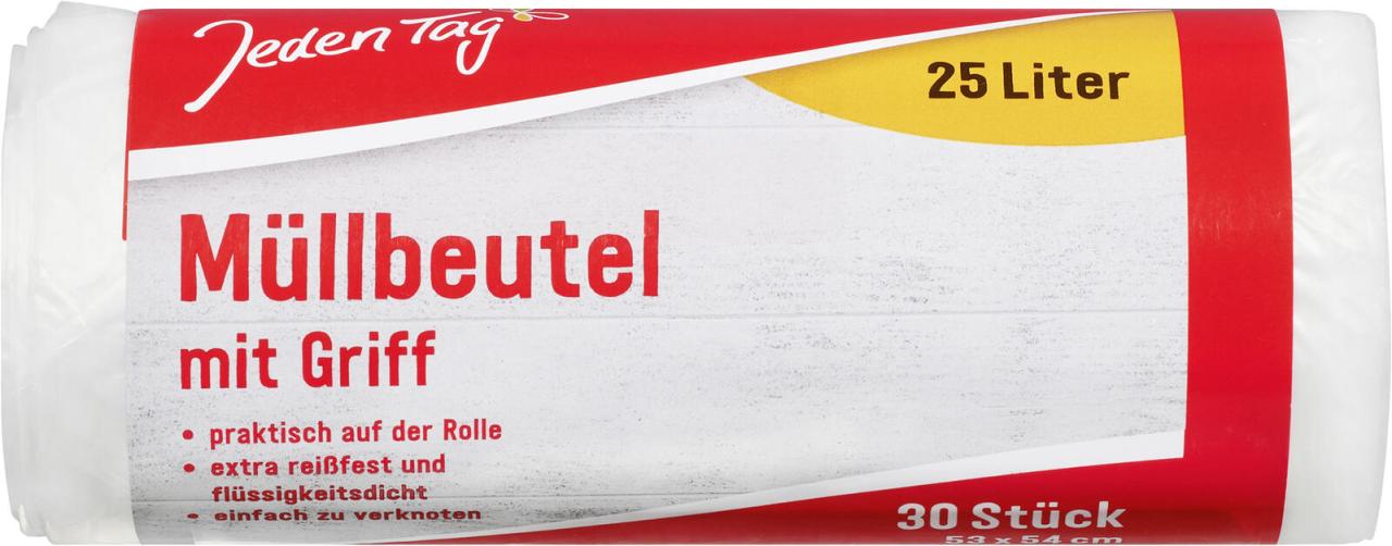 Jeden Tag Müllbeutel 25,0 l transparent Jeden Tag Müllbeutel 25,0 l transparent von Jeden Tag