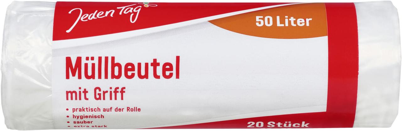 Jeden Tag Müllbeutel 50,0 l transparent Jeden Tag Müllbeutel 50,0 l transparent von Jeden Tag