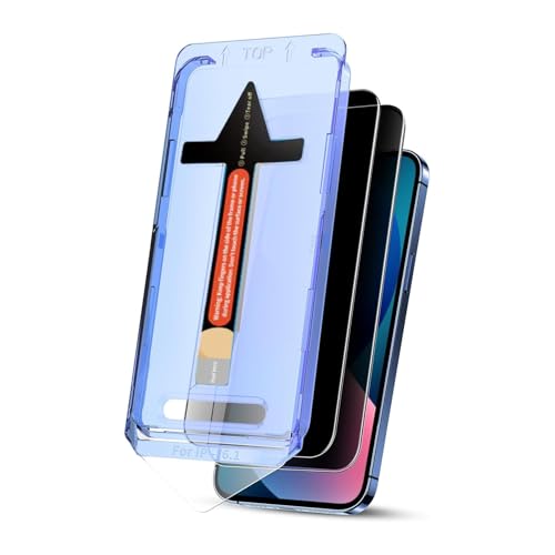 2024 New Invisible Screen Protector for iPhone, Magic Gorilla Screen Protector, Tendency Screen Protector, Blimbe Screen Protector for iPhone 15/14/13/12 Pro Max (for iPhone12ProMax,Anti-peep Film) von Jeeeun