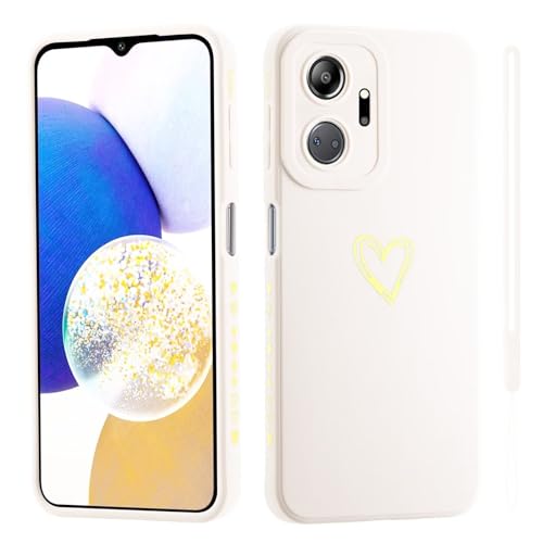 ESONG Silikon Handyhülle für Xiaomi Redmi A1 2022 4G/Redmi A2 4G Schutzhülle mit Süße Liebe Herzform für Mädchen/Frauen,UltraDünn Bumper Telefonhülle Cover mit Handschlaufe,kameraschutz Case Weiss ESONG Silikon Handyhülle für Xiaomi Redmi A1 2022 4G/Redmi A2 4G Schutzhülle mit Süße Liebe Herzform für Mädchen/Frauen,UltraDünn Bumper Telefonhülle Cover mit Handschlaufe,kameraschutz Case Weiss von Jeelar