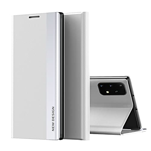 NEINEI Handyhülle für Samsung Galaxy A53 5G Hülle,Luxus Schutzhülle mit [Magnetisch][Ständer Funktion],PC/PU Lederhülle Klapphülle Stoßfest Flip Phone Case Cover,Weiß von Jeelar
