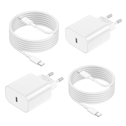 Schnellladegerät für iPhone 14 13, Apple zertifiziert, 20 W, USB C, Ladegerät für iPhone mit Lightning-Ladekabel, iPhone 2 m, kompatibel mit iPhone 14 13 Pro Max 13 12 SE 11 XR XS X iPad von Jeenek