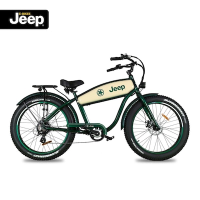 Jeep Cruise E-Bike CR 7004 26" grün/beige von Jeep E-Bikes