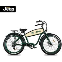 Jeep Cruise E-Bike CR 7004 26" grün/beige von Jeep E-Bikes