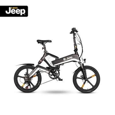 Jeep Fold E-Bike FFR 7050 20" schwarz/weiß von Jeep E-Bikes